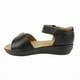 thumbnail image 4 of Sandalia New Walk Doble Broche Negra, 4 of 6