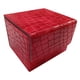 thumbnail image 2 of Caja Para Baraja De Cartas Coleccionables, Almacenamiento De Cuero PU Para álbum De Cartas De Fútbol TCG, Color Rojo, 2 of 5