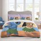 thumbnail image 1 of Stitch Bedding Sets Cartoon Duvet Cover Lightweight 3 Piece Bet Sets for Kids Boys Girls, 1 of 5