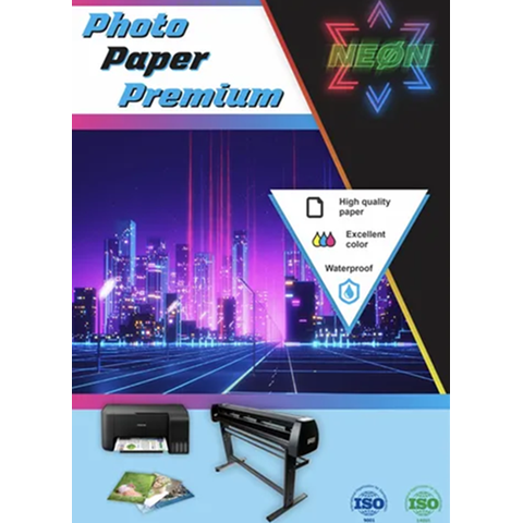 Genérico - Papel Fotografico Premium 200 Gramos/A3/50 Hojas Antioxido Color Blanco Brillante