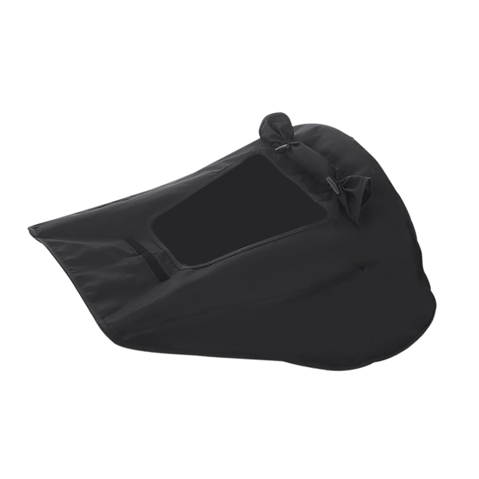 Magideal - Parasol Para Cochecito, Protección Solar Impermeable, Cubierta Parasol Con Ventana De Visualización Para Cochecito De Paisaje Alto , Negro