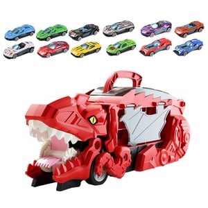 Bothyi - Transformando Dinosaurio Coche Novedad Niño Camión Juguete Para Niños Niñas Niños Niños