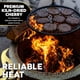 thumbnail image 5 of Leña de cerezo secada en horno Firewood Central, trozos de 20 cm, 18 kg, 5 of 6