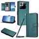 thumbnail image 1 of Funda Cartera Trébol para Xiaomi 15T Pro con Ranuras Tarjetas y Carga Inalámbrica Verde oscuro, 1 of 6