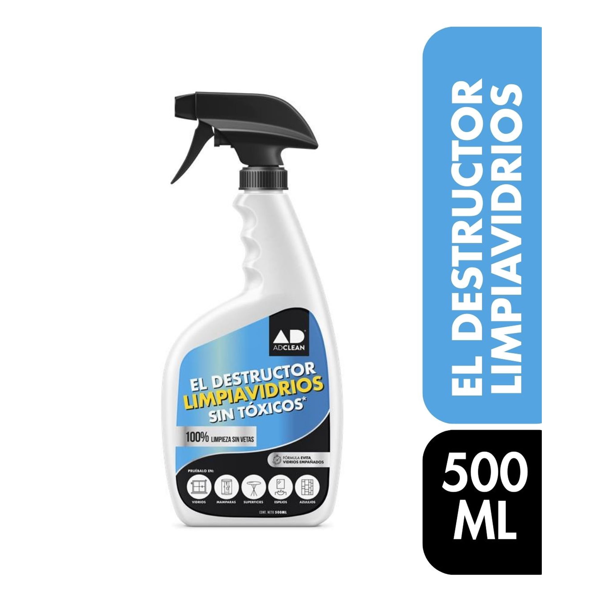 Limpiavidrios Biodegradable Adclean 500 Ml