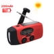 thumbnail image 1 of Radio Meteorológica De Emergencia De Manivela De Mano Solar Radio Portátil Con Cargador De Teléfono Celular De Banco De Potencia De 3 Linternas 2000mah (rojo 12 9 * 6 * 5cm), 1 of 3