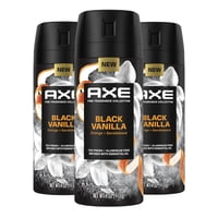 Spray Corporal Axe Fine Fragrance Black Vainilla, 120 Ml, Paquete De 3