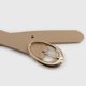 thumbnail image 4 of Cinturón Mujer Hebilla Oval Chic Elegante beige Talla Única, 4 of 5