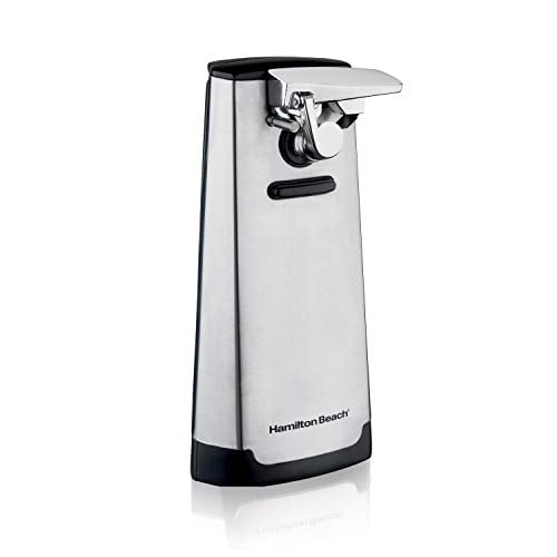 Abrelatas Automático Eléctrico Hamilton Beach Steel con Afilador de Cuchillos Acero Inoxidable