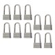 thumbnail image 3 of 10 Uds Tiradores De Cremallera De Aleación De Zinc Cabezas De Cremallera De Costura Para Jeans Equipaje Monedero Plata, 3 of 5