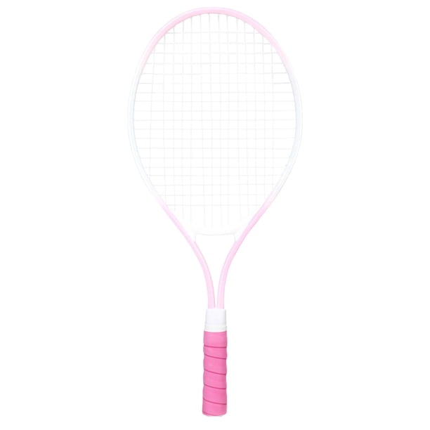 21 pulgadas Equipo de entrenamiento de tenis de tenis de niños Raceta recreativa de tenis Mango ergonómico para park Beach Practice Niñas Niñas Mango de color rosa