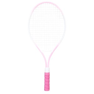 Magideal - 21 Pulgadas Equipo De Entrenamiento De Tenis De Tenis De Niños Raceta Recreativa De Tenis Mango Ergonómico Para Park Beach Practice Niñas Niñas Mango De Color Rosa