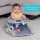 thumbnail image 3 of Asiento de suelo para bebés de verano para bebés que aprenden a sentarse en 2 posiciones, color gris, 3 of 5