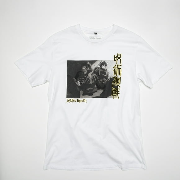 Polera Hombre YOU Jujutsu Kaisen Logo Blanco