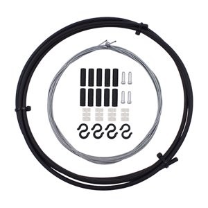 Ioensy - Juego De Carcasa Y Cable De Freno De Bicicleta Carcasa De Cable De Cambio De Bicicleta De Montaña Para Bmx Negro