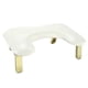 thumbnail image 3 of Reposabrazos en Forma de U de Cuero Sintético, Accesorios para Decoración de Uñas, Reposamanos para Uñas, Soporte para Reposabrazos para Uñas para Sal Blanco, 3 of 5