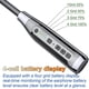 thumbnail image 2 of Auriculares Bluetooth Con Banda Para El Cuello 120h Impermeables Negro, 2 of 8
