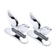thumbnail image 4 of Elevador De Asiento De Inodoro 2x Soporte De Tapa De Asiento De Inodoro Para Diferentes Superficies De Inodoro Argent, 4 of 5