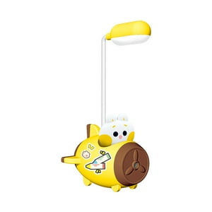 El Edén - Lampara De Escritorio Y Sacapuntas Para Niños, Diseño Osos Amarillo