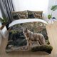 thumbnail image 1 of Wolf Printing Quilt Duvet Cover Set Kids Comforter Cover Home Textiles3-Piece Bedding Set, 1 of 4