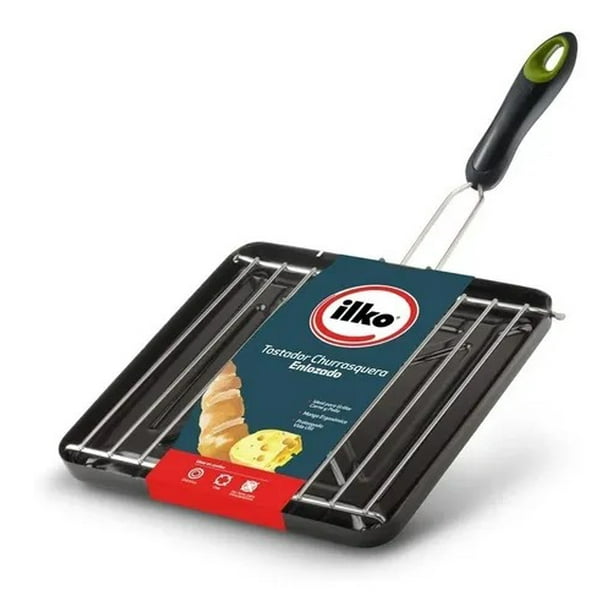 Tostador Churrasquera Pieza Design Acero Negro Lider