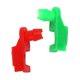 thumbnail image 5 of 1999-07 Se Adapta A Chevy Silverado Tailgate Handle Rod LH RH Clip Pair Set, 5 of 5