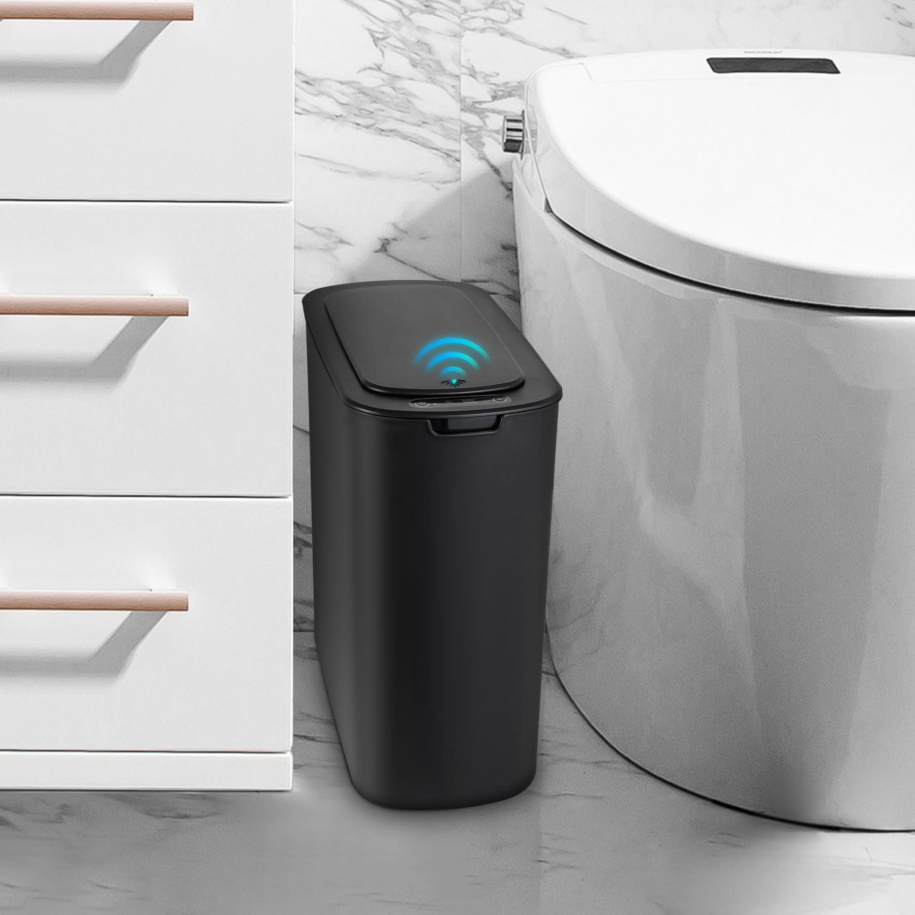 Bidón De Basura Cesun Con Sensor De Movimiento Automático 10l/2.6 Galones
