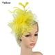 thumbnail image 3 of Elegant Tea Party Fascinator Hat for Women - Feather Mesh Net Veil with Feather Trim - Perfect for Weddings, Halloween Parties, and Special Occasions, 3 of 5