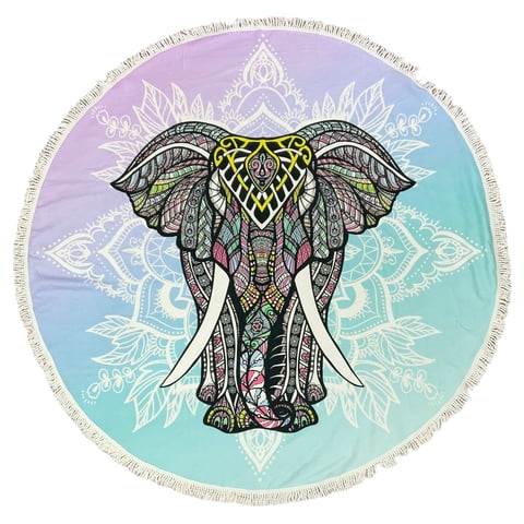 Toalla Redonda Elefante - Textiles Zahr