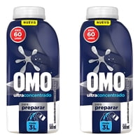 Pack X 2 Detergente Líquido Omo Ultra Power Diluible 500 Ml