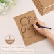 thumbnail image 3 of ZCZN 5 Pack A5 Kraft Notebooks Bulk, 8.15 x 5.5 Inches Lined P, 3 of 3