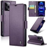 Caseme Tipo Cartera Xiaomi Poco X5 Pro 5G Con Cierre Magnético, Rfid, Tarjetero, Soporte, Carga Inalámbrica