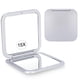 thumbnail image 1 of Compact Mirror SANTOO, espejo de maquillaje con aumento 15X, plateado, 1 of 7
