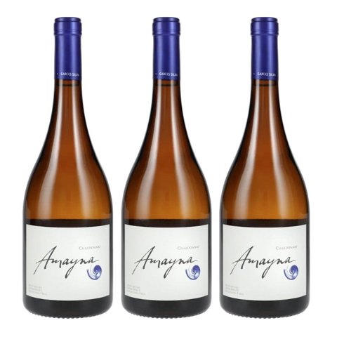 Garces Silva - 3 Vinos Amayna Chardonnay, 750 Ml, 14%