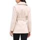 thumbnail image 3 of INSPIRE CHIC Abrigos de Trinchera con Cinturón para Mujeres Cuello de Chal Abrigo de Línea A Chaqueta de Invierno Abrigo de Guisante de Un Solo Pecho L Beige, 3 of 6