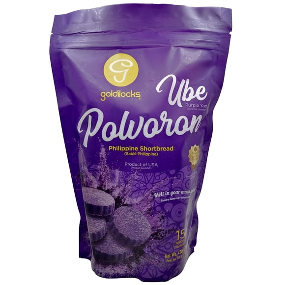 Goldilocks Polvorón de Ube 30 piezas (2 bolsas)
