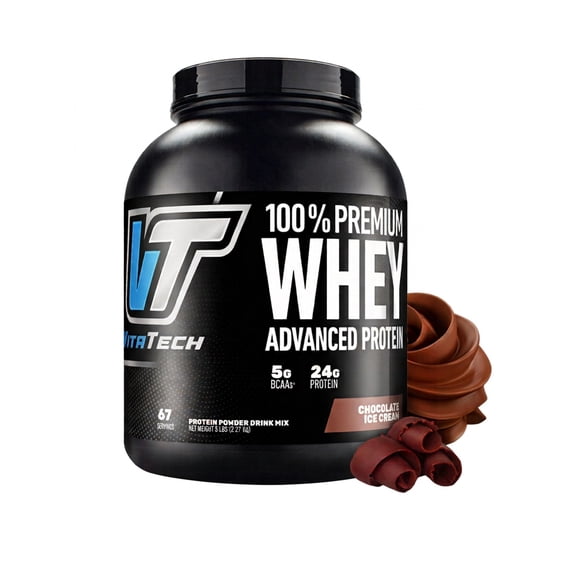 100% Premium Whey Advance Protein Chocolate Ice Creme