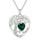 thumbnail image 1 of Collar con colgante de corazón de plata de ley, 1 of 5