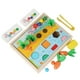 thumbnail image 1 of Juguete De Clasificación De Colores Con Forma De Madera, Clasificador De Formas, Juguete De Rompecabezas Para Niños Pequeños, 1 of 3