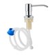 thumbnail image 2 of Cabezal De Bomba Dispensador De Jabón Para Fregadero De Acero Inoxidable Con Tubo De Silicona De Extensión Cromado, 2 of 3