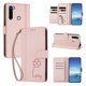 thumbnail image 2 of Funda Cartera Trébol para Xiaomi Redmi Note 8 4G con Ranuras Tarjetas y Carga Inalámbrica Rosa, 2 of 6