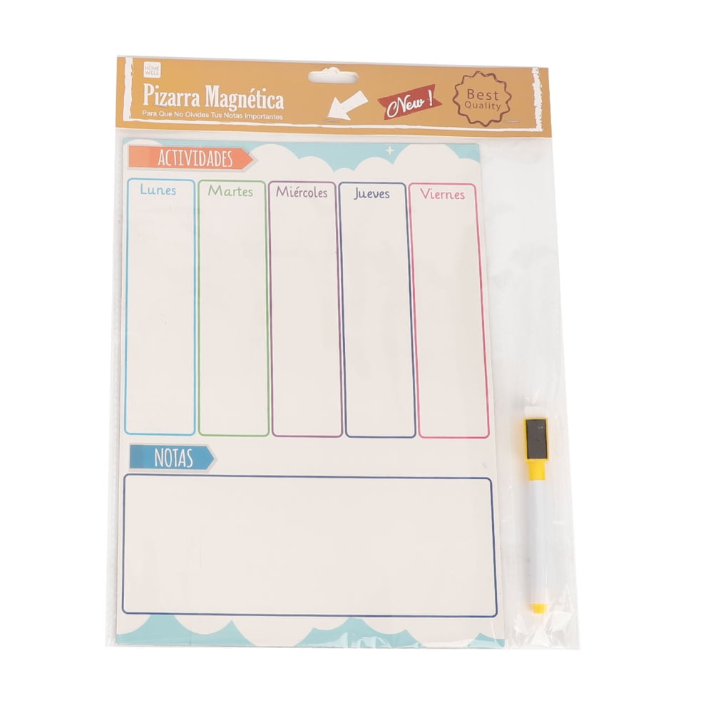 Homewell - Pizarra Magnética Actividades 21x29cm