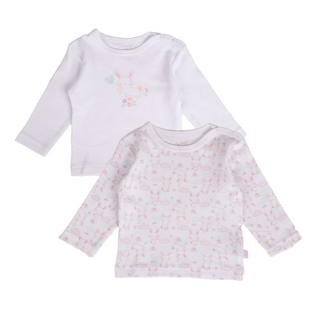 Camiseta Bebé Niña Pack 2 pcs Multicolor Pillin