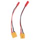 thumbnail image 2 of 1 par XT60 al conector de enchufe de JST con 13.3cm Cable Wire 22AWG macho / hembra, 2 of 3
