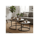 thumbnail image 3 of Mesa De Centro Auxiliar Doble Melamina 70x43 50x39 CAFÉ, 3 of 3