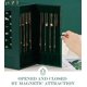 thumbnail image 4 of Organizador de joyas Homde 29 × 22 × 14 cm con 22 ganchos y ventana, 4 of 9