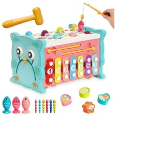 Mickcyu - Juguete Montessori 8 En 1 Educativo Didáctico Puzzle Regalo
