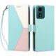thumbnail image 3 of Funda Cartera Tricolor para Motorola Moto G04/G04S con Soporte, Verde, 3 of 6