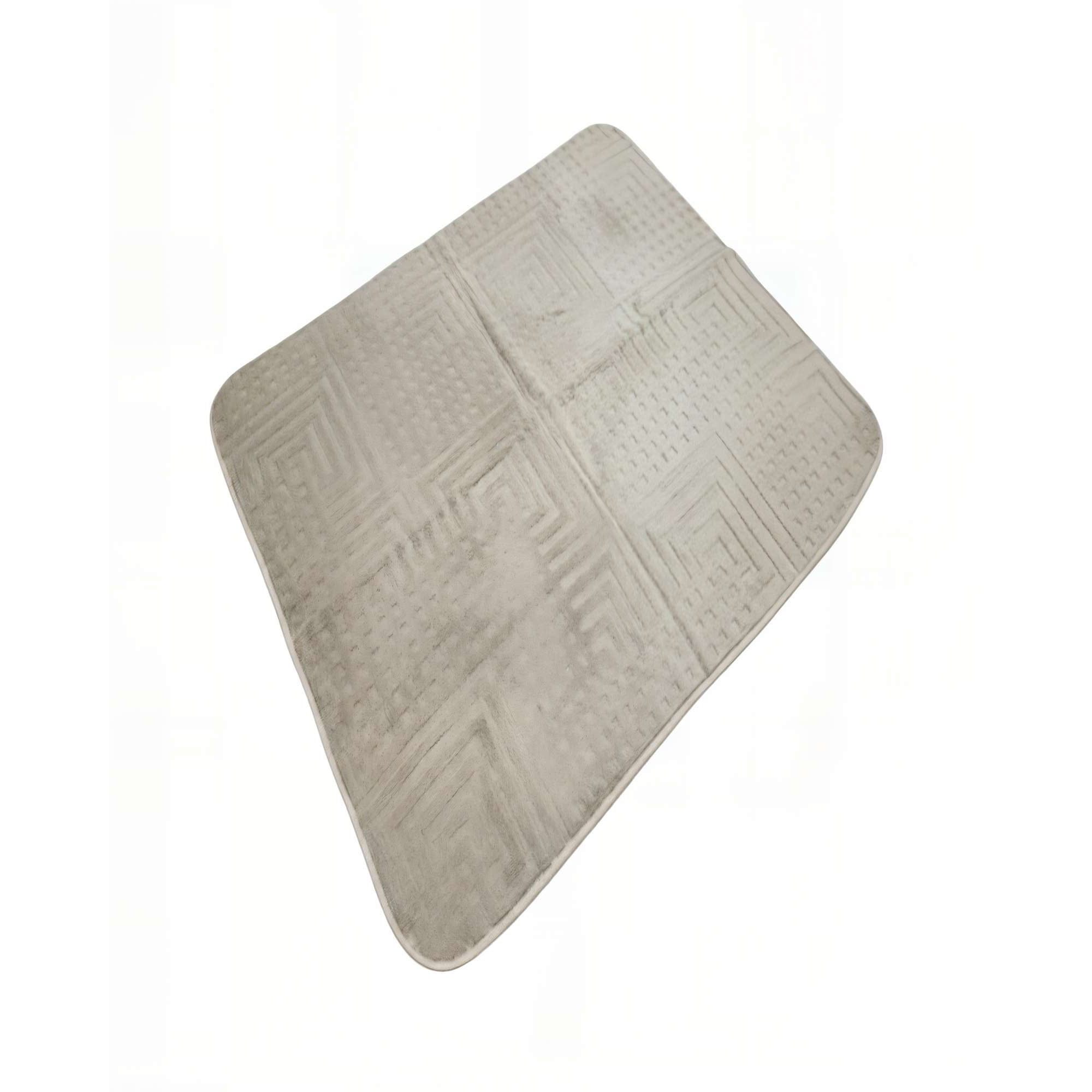 Genérico - Alfombra 150x200 Cm Texturizada Color Beige