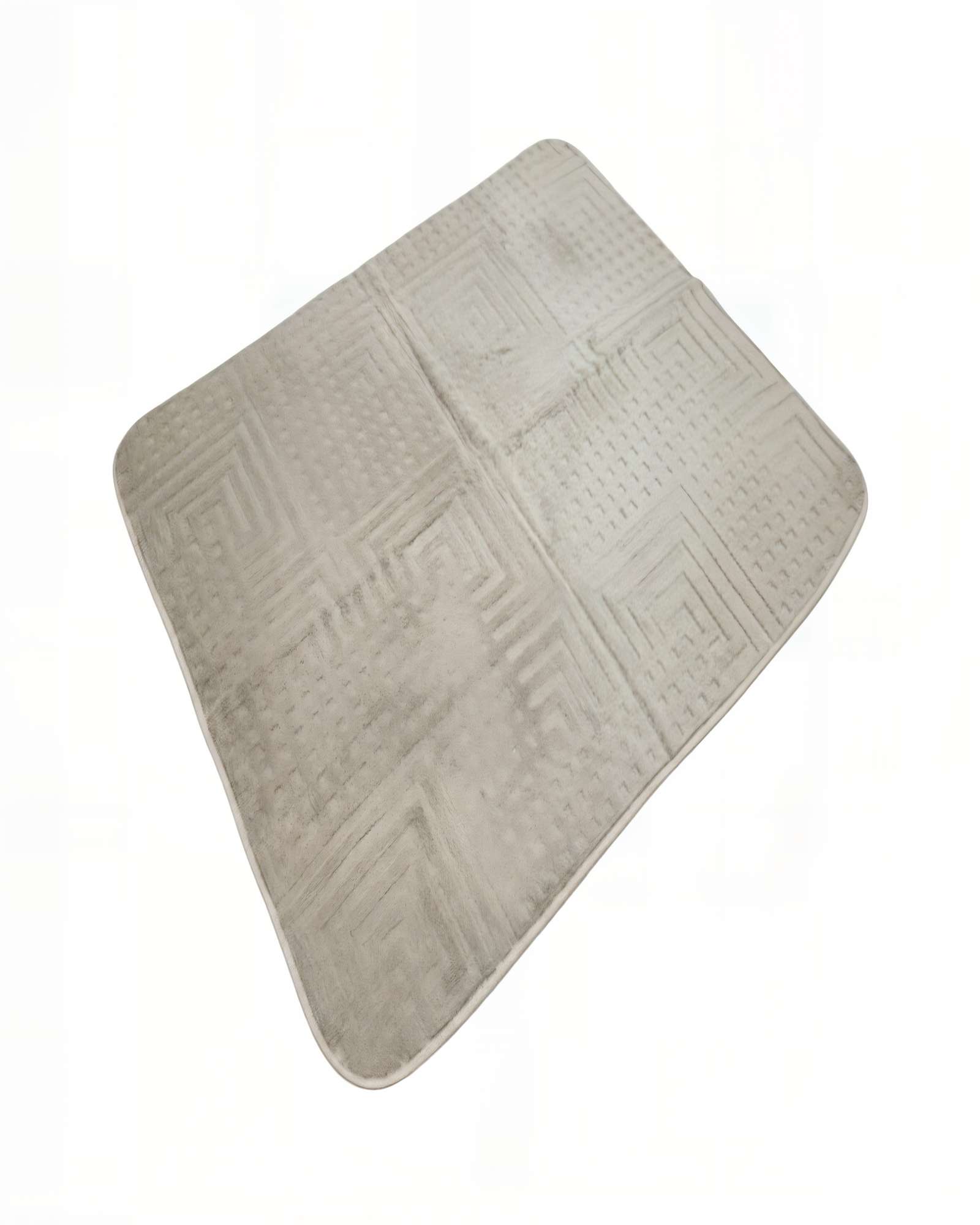 Genérico - Alfombra 150X200 Cm Texturizada Color Beige